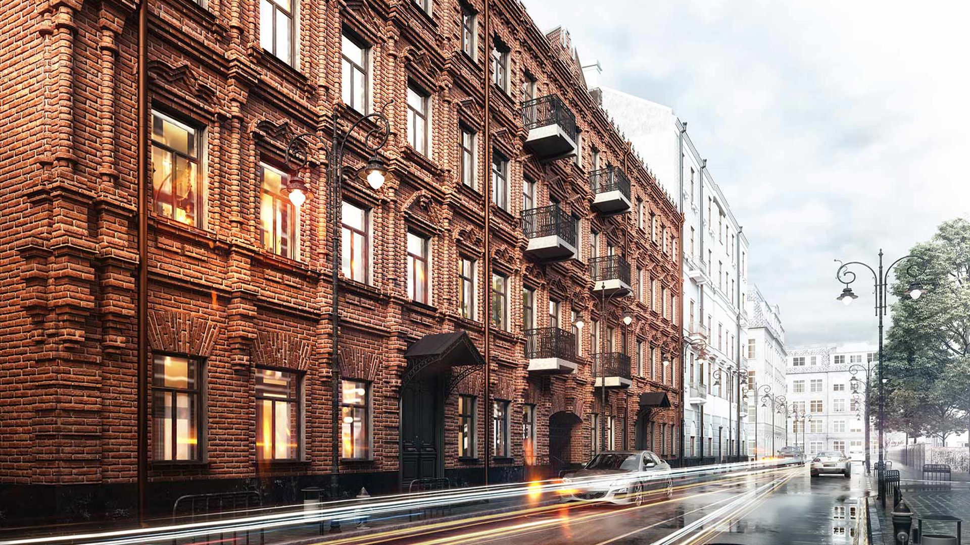 «Уланский, 13» – реконструированный особняк в историческом центре Москвы.